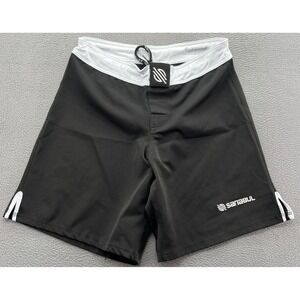 Sanabul Shorts Mens 32 Black MMA Boxing Martial Arts Fitness Workout